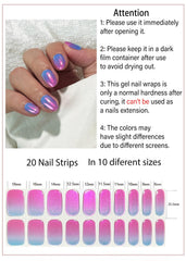 Wahrshei sticker spread displaying size variety and easy at-home matching for neat application