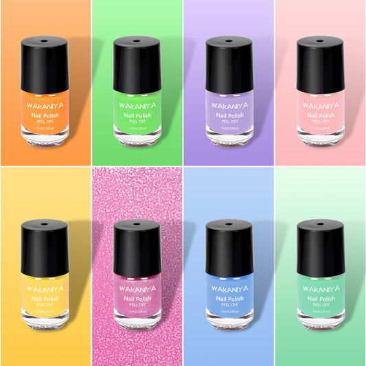 wakaniya color swatches close-up highlighting vibrant safe shades