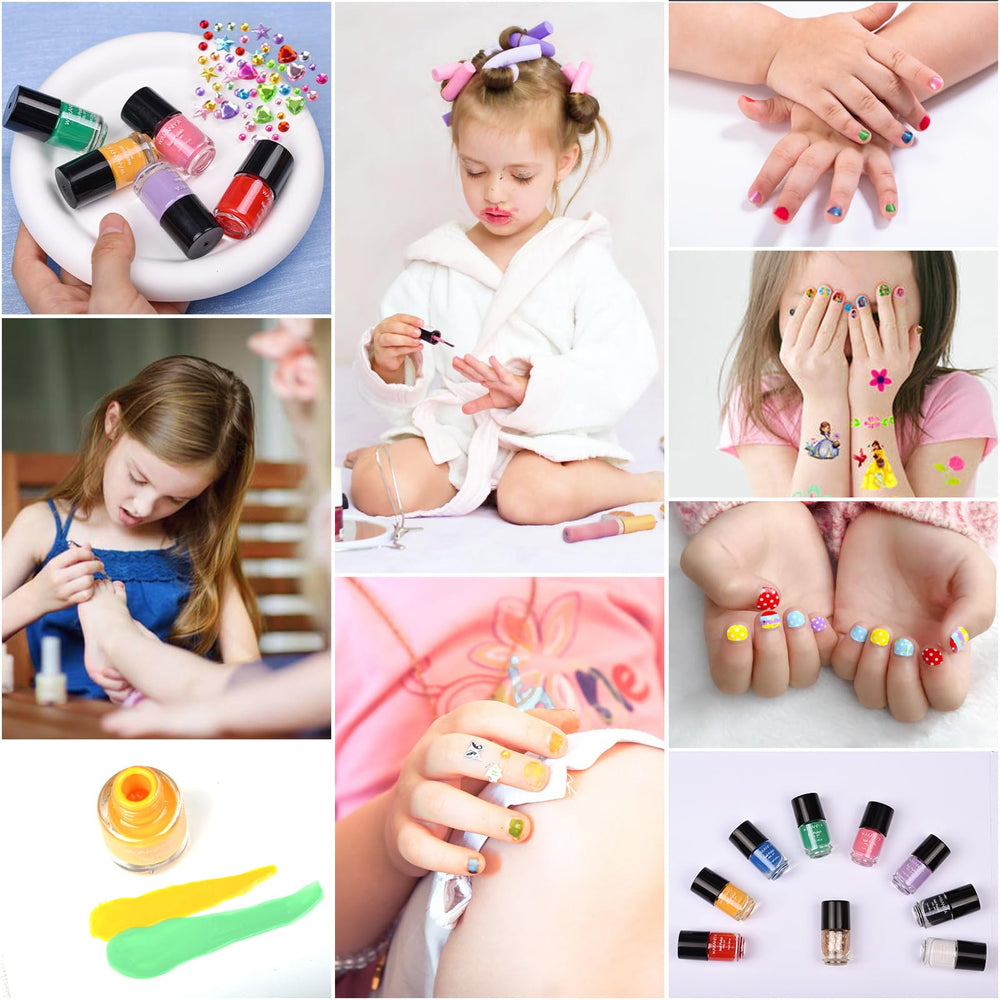 wakaniya applied on toddler nails showing vibrant color payoff and quick-dry convenience
