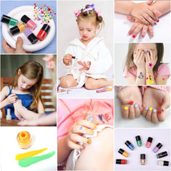 wakaniya applied on toddler nails showing vibrant color payoff and quick-dry convenience