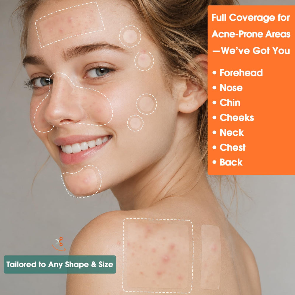 WakeALL hydrocolloid patch texture close-up showing fast absorption