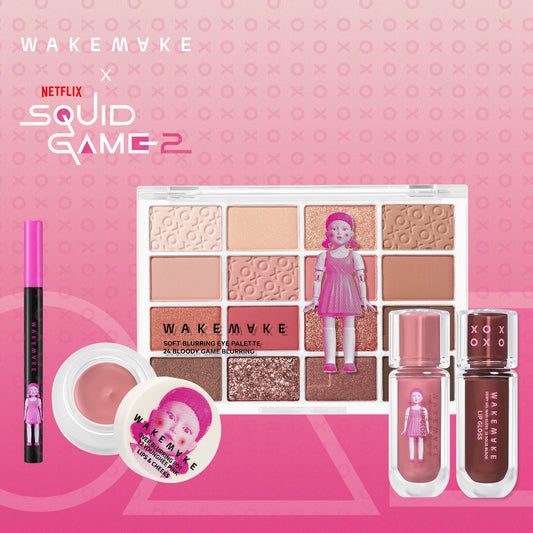 WAKEMAKE gel gloss texture close-up highlighting smooth hydrating finish