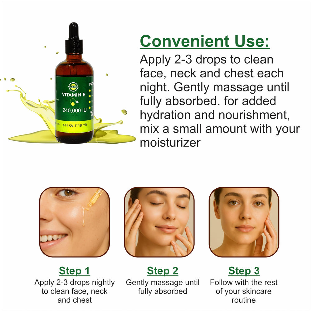 WALARA oil texture close-up showing silky consistency and hydration