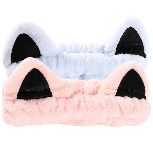 Waliah front view of cat ears headbands shows colors and cute design benefit