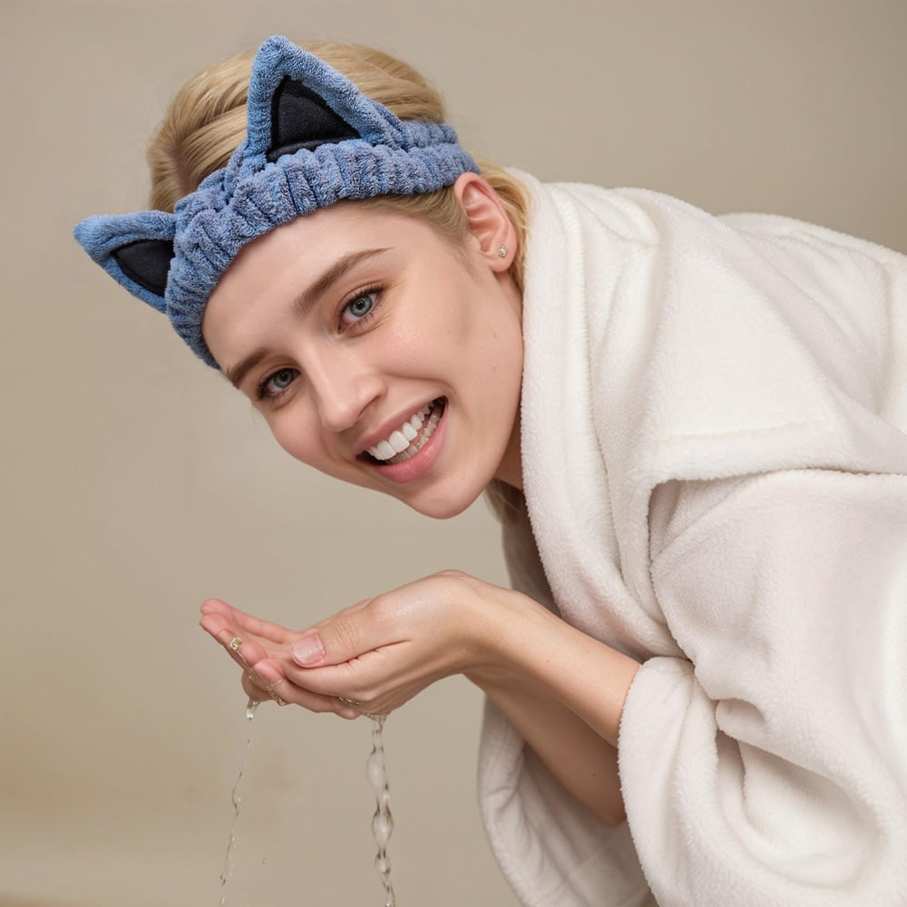 Waliah cat ear detail displaying playful design and secure fit benefit