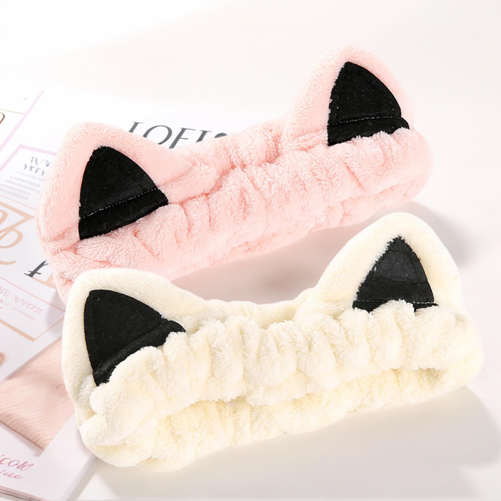 Waliah stitched cat ear detail and label showing durable craftsmanship benefit
