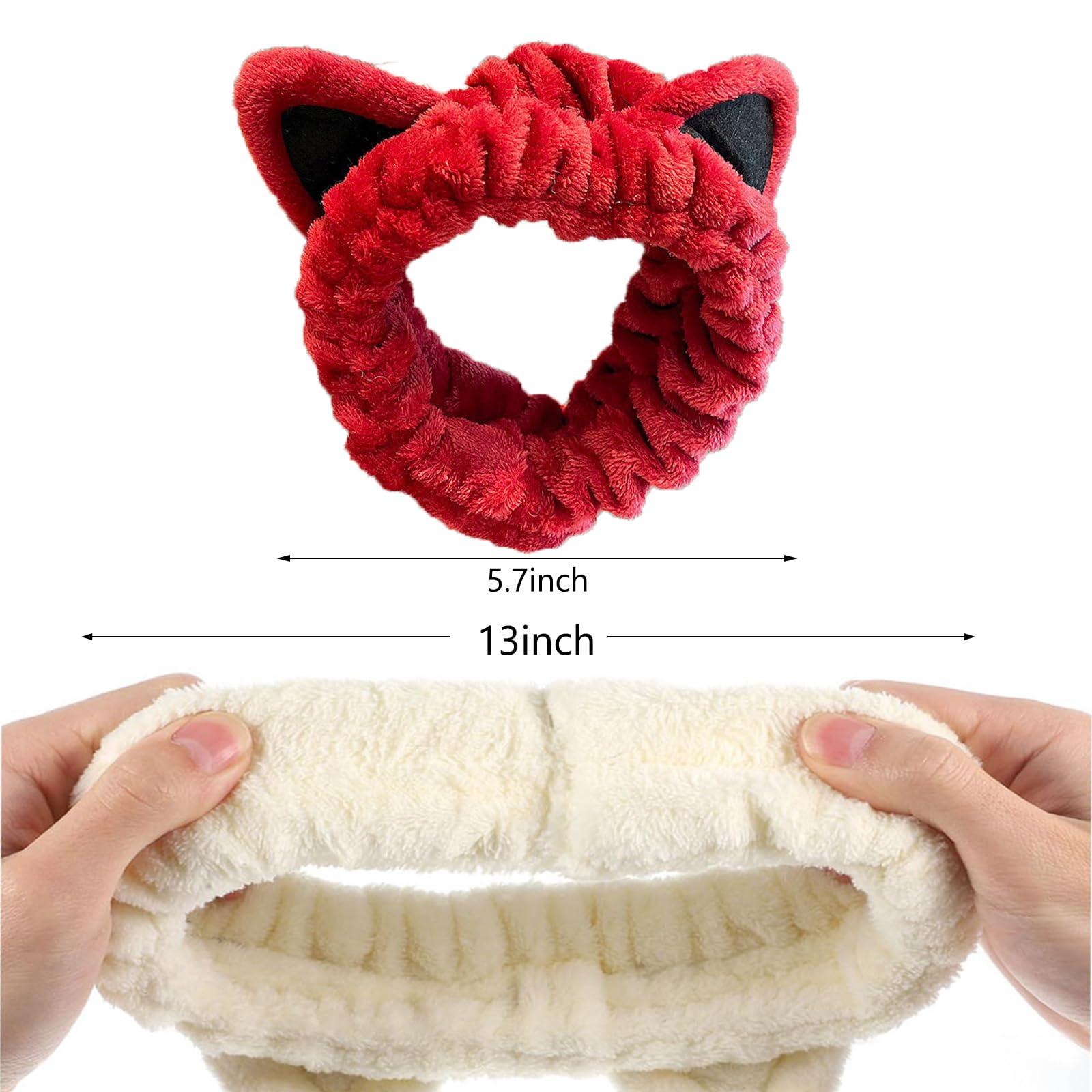 Waliah two headbands laid flat showing included pair for rotation benefit