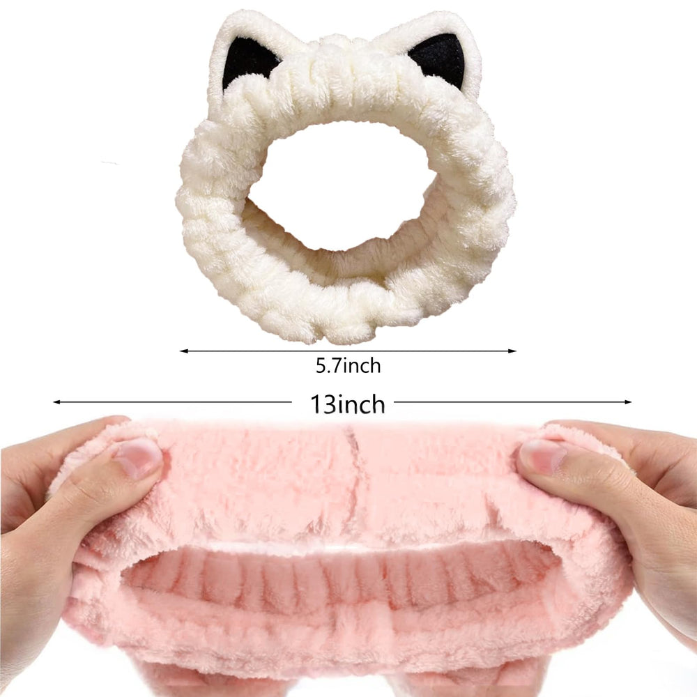 Waliah used during facial skincare illustrating hands-free hair protection