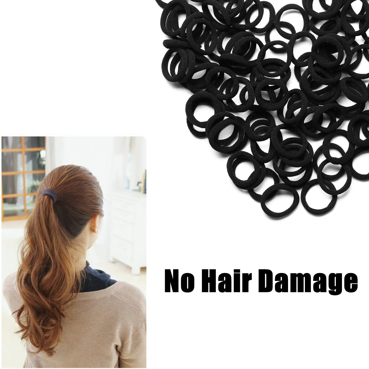 WANBY flatlay of assorted elastics illustrating variety and convenience