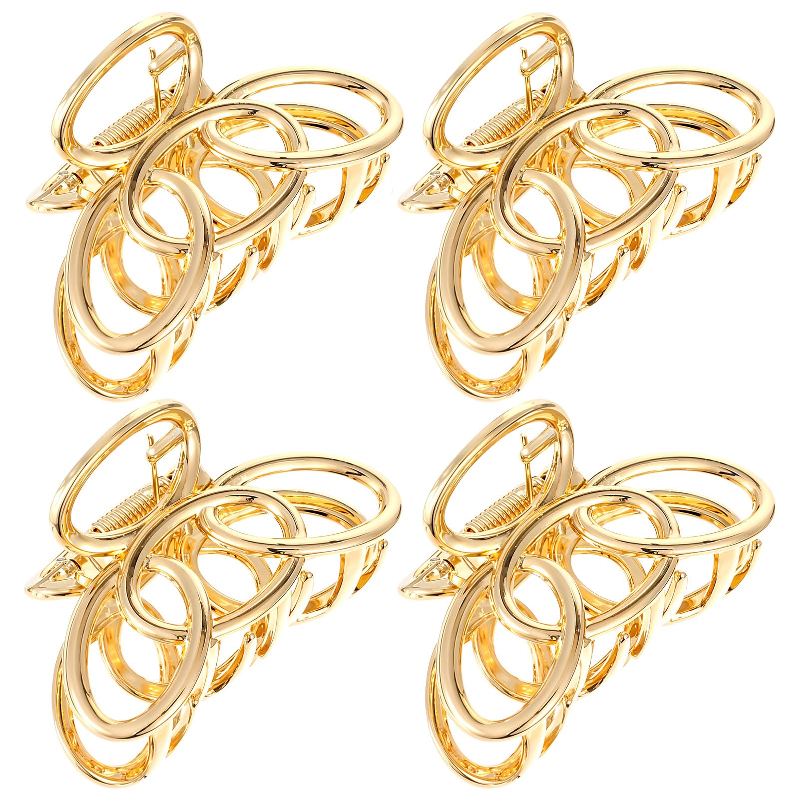 Wanmu gold claw front view showing polished finish and elegant design benefit
