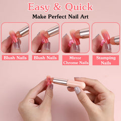 Wanmu applicators in salon setup showing professional-ready tools for quick touchups