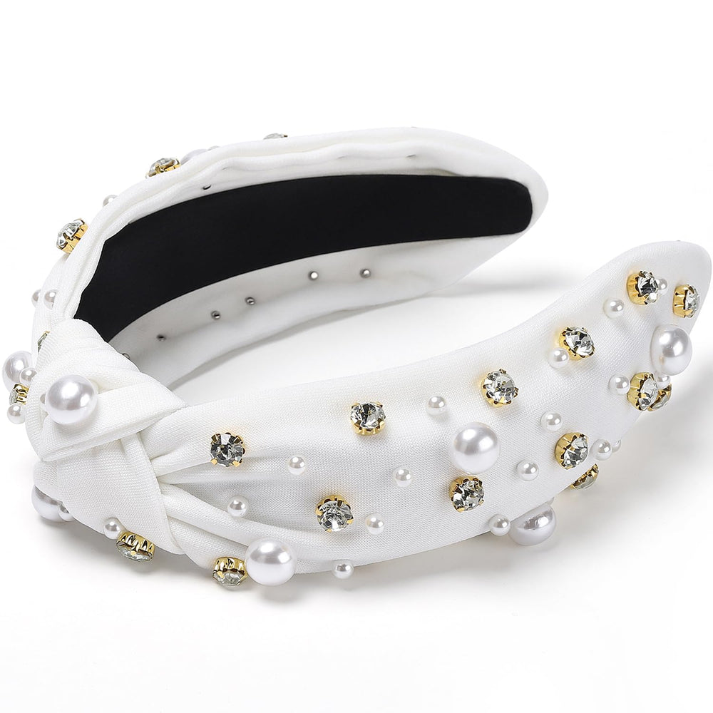 WantGor close-up of pearls and rhinestones highlighting craftsmanship