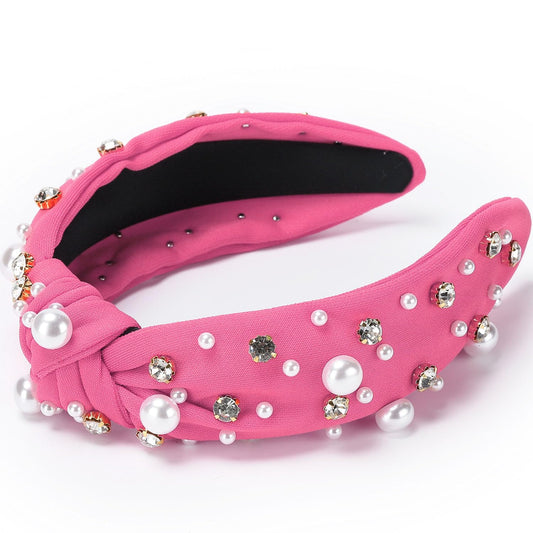 WantGor close-up of pearls and rhinestones, highlighting craftsmanship for elegant finish