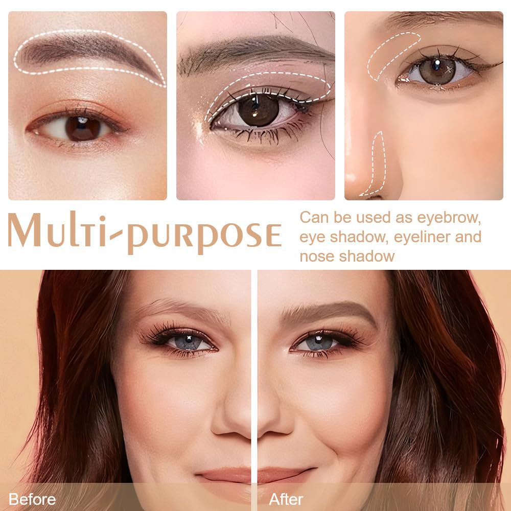 WanTuoluo angled brush resting on powders offering precise application control