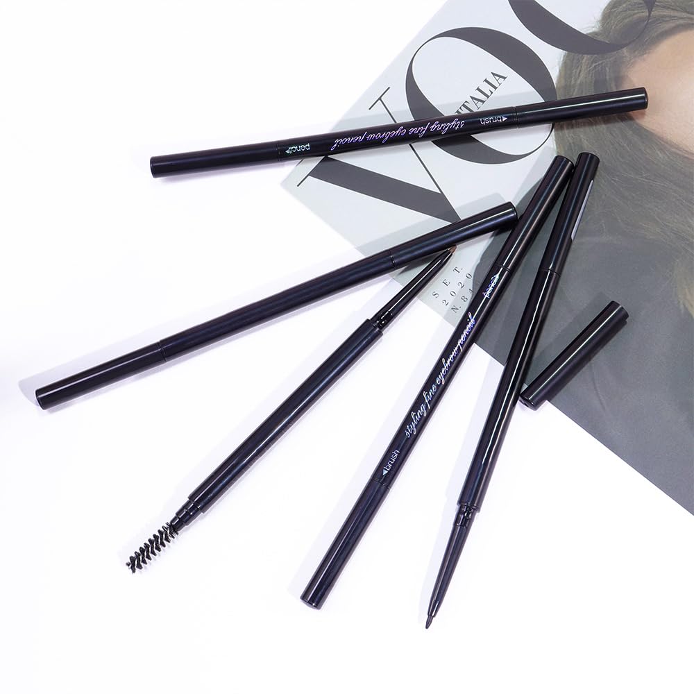 WanTuoluo pencils inside a makeup bag ready for on-the-go touch-ups