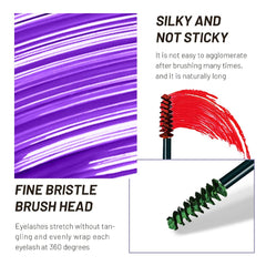 WanTuoluo mascara next to ruler to show compact travel-friendly size