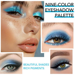 WanTuoluo texture swatch applied wet showing intensified shimmer and foil effect