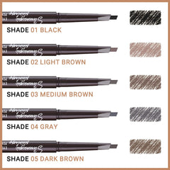 WanTuoluo pencils in a purse travel setup for on-the-go touch-ups