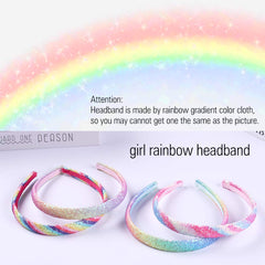 WANYU flat lay of eight headbands showing mixed patterns and coordinated colors