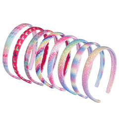 WANYU headband next to ruler showing 0.7 inch width and kid-friendly scale