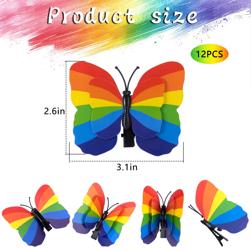 Watayo close-up of colorful butterfly detail highlighting vivid rainbow finish benefit