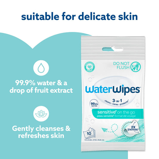 WaterWipes close-up of fabric texture highlighting gentle durability