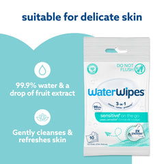 WaterWipes close-up of fabric texture highlighting gentle durability