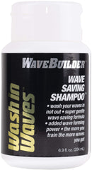 WAVEBUILDER front bottle of Wash in Waves showing clean packaging and wave-safe benefits