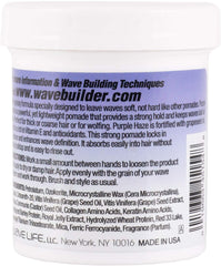 WAVEBUILDER Purple Haze on bathroom shelf ready for daily wave routine