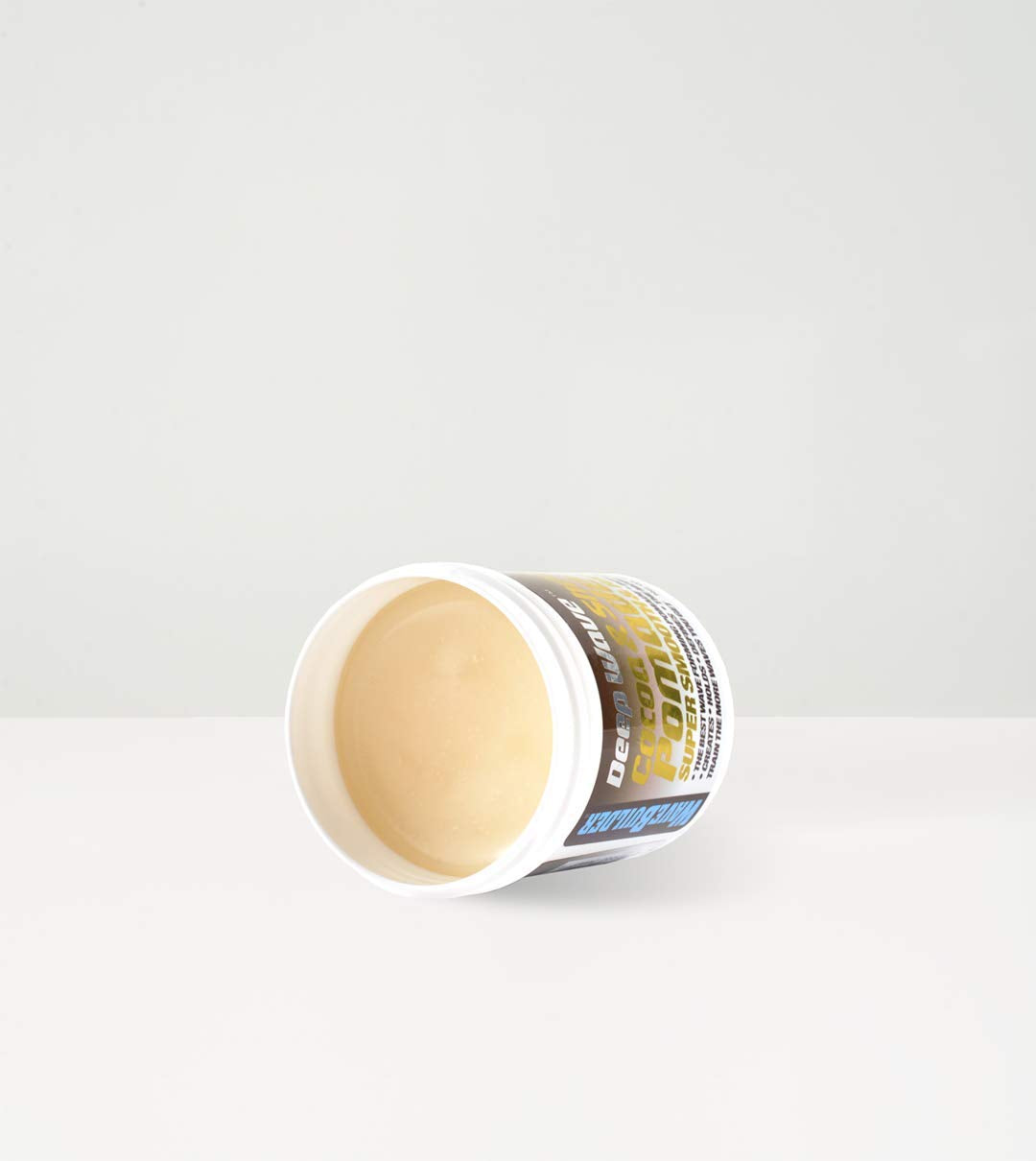 WaveBuilder creamy cocoa and shea pomade texture close-up for smooth application benefit