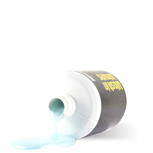 WAVEBUILDER shampoo lather closeup demonstrating gentle foam and softening effect