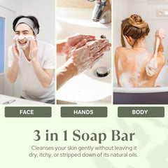 Wavertree & London soap beside ruler showing 7oz scale and durability