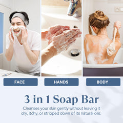 Wavertree & London lather foam on soap demonstrating creamy moisturizing suds