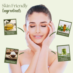 Wavertree & London ingredients label close-up showing natural shea butter and plant oils