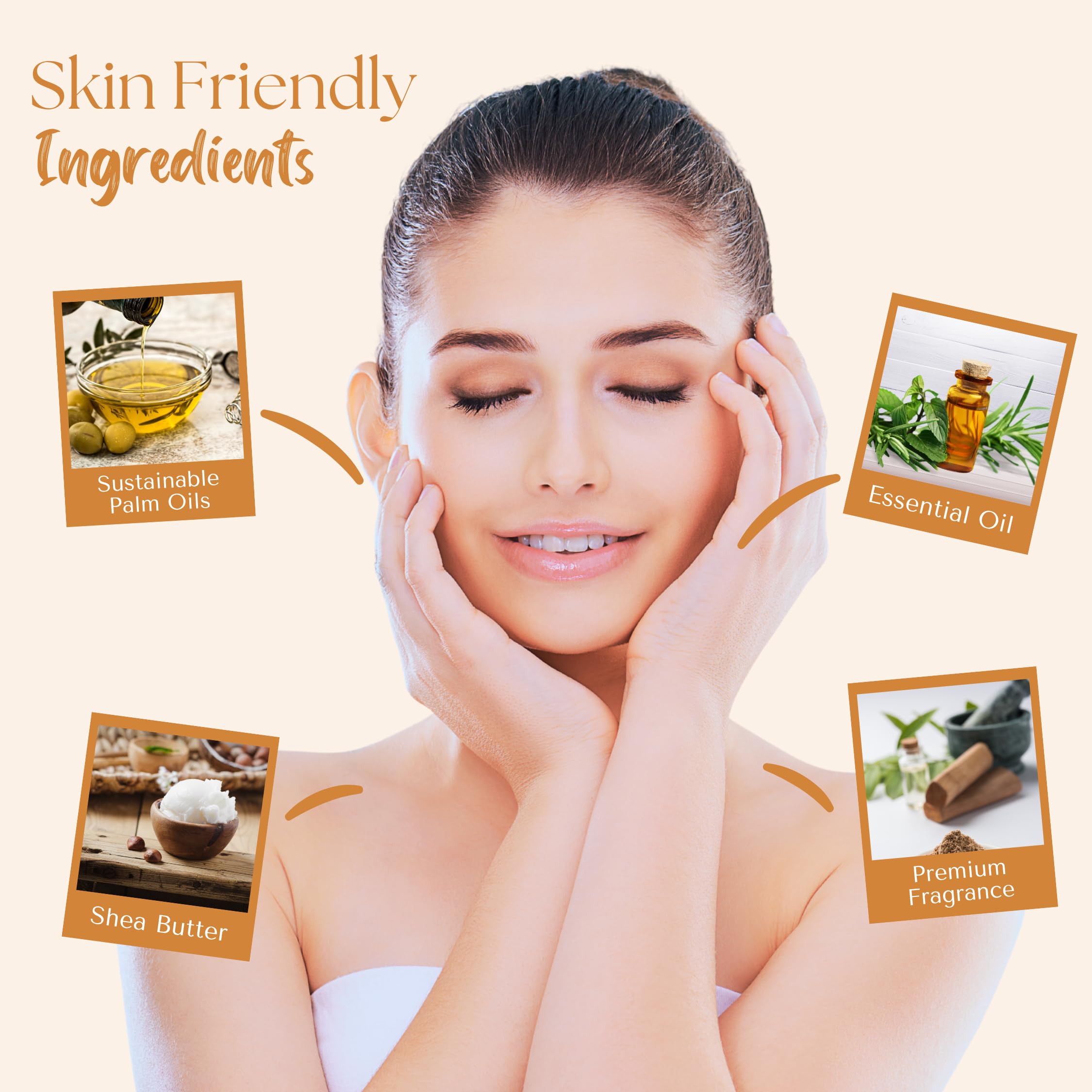 Wavertree & London shea butter and plant oils visual emphasizing nourishing ingredients