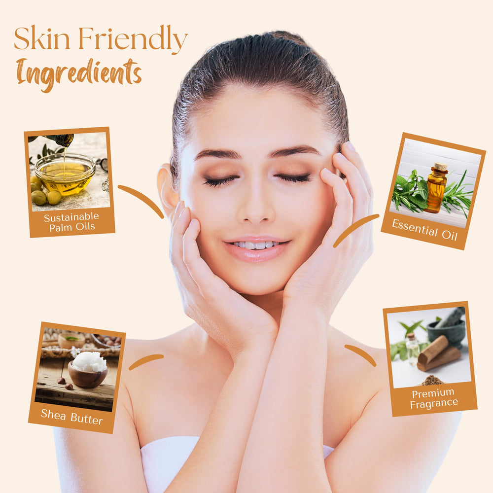 Wavertree & London shea butter and plant oils visual emphasizing nourishing ingredients