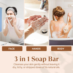 Wavertree & London rich lather in hand demonstrating moisturizing foam