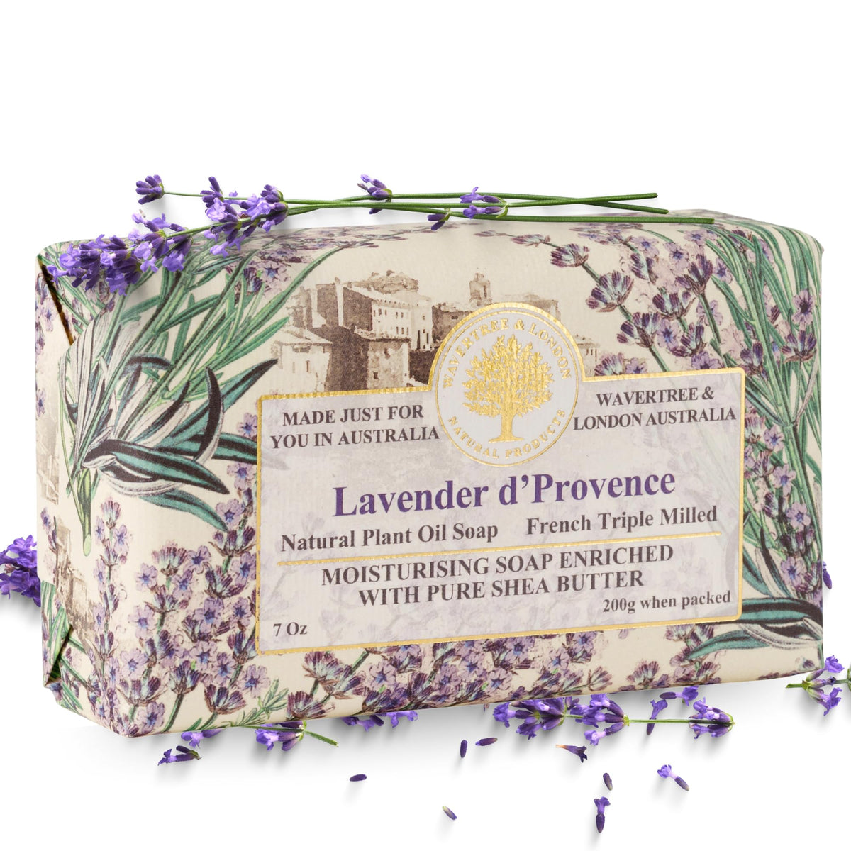 Wavertree & London front packaging showing lavender scent and benefits