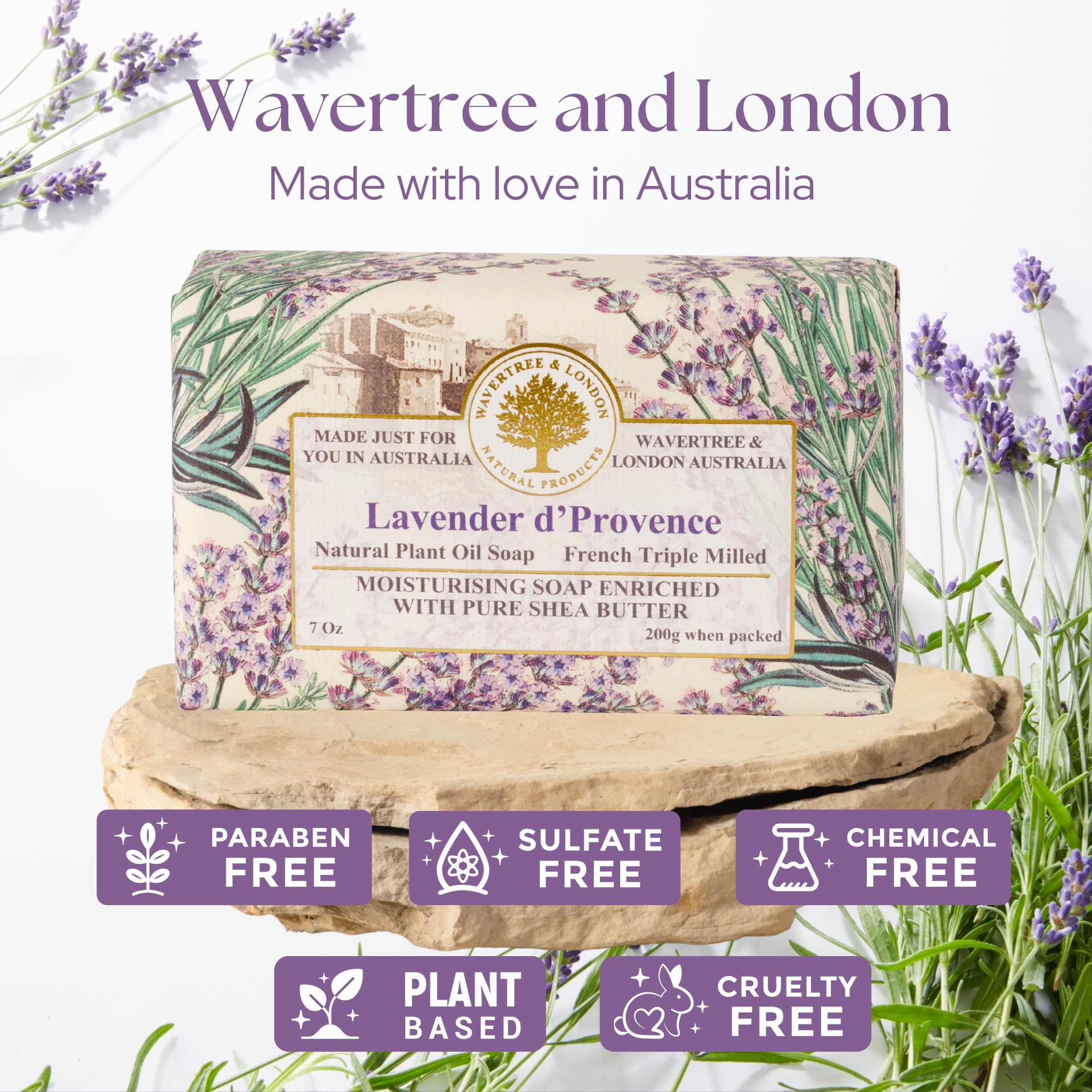 Wavertree & London embossed Italian paper wrapping that enhances gifting