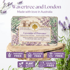 Wavertree & London embossed Italian paper wrapping that enhances gifting