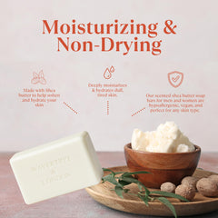Wavertree & London creamy lather close-up demonstrating rich moisturizing foam