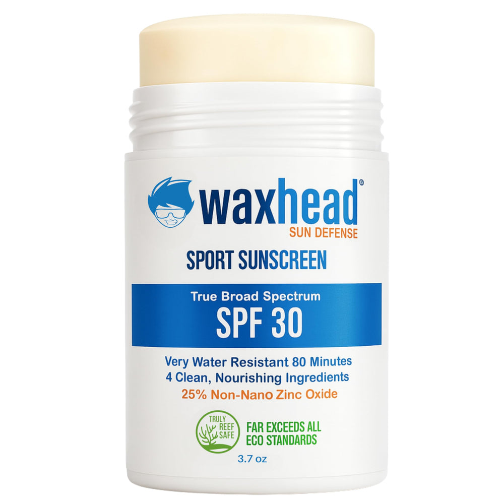 Waxhead stick front packaging showing size and SPF benefit