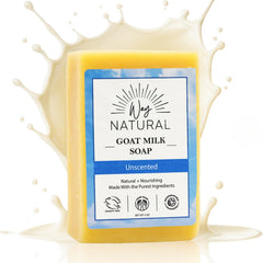 Way Natural front packaging showing unscented large 5 oz bar benefit: clear labeling