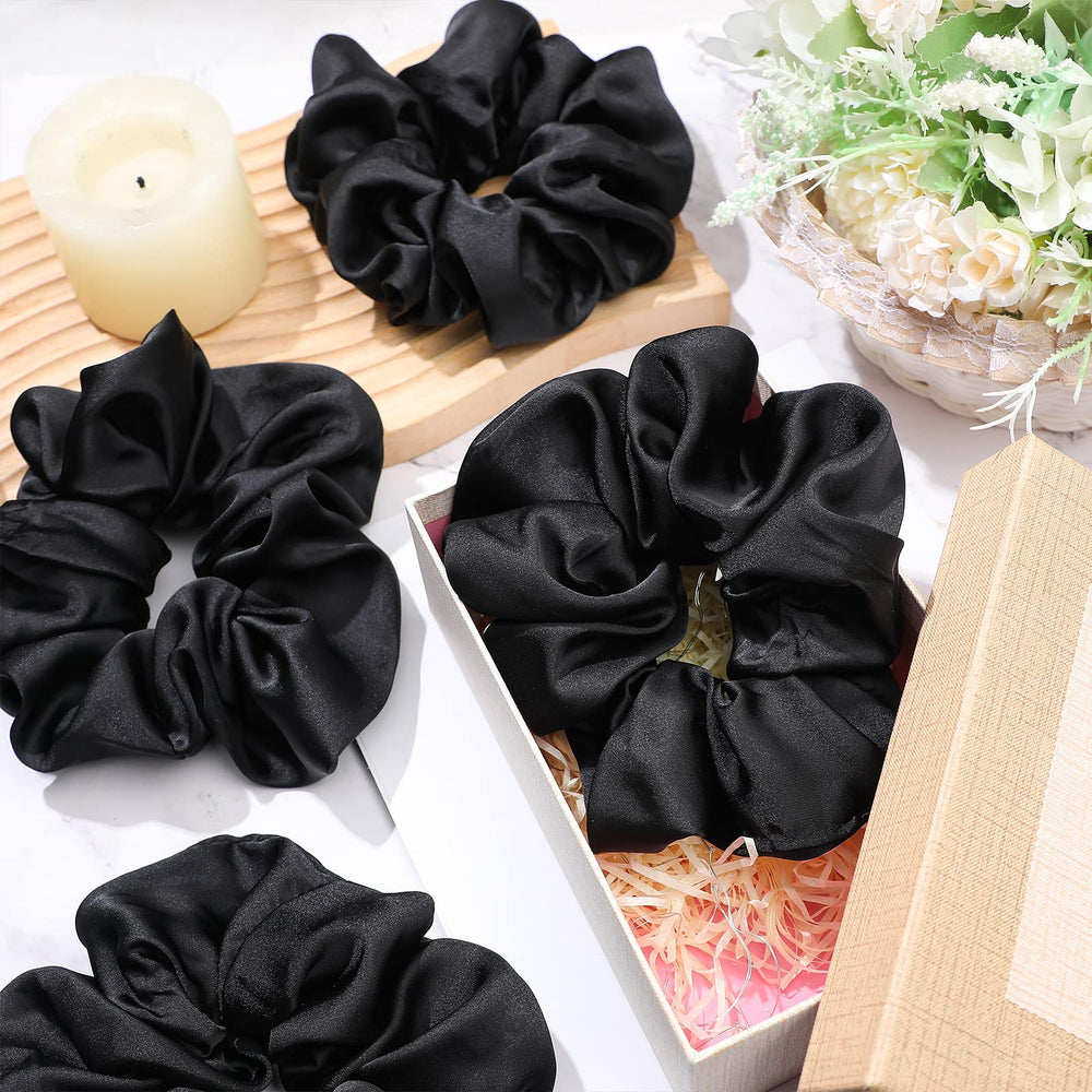 Waydress scrunchies arranged as bridesmaid accessories to add polish and matching style