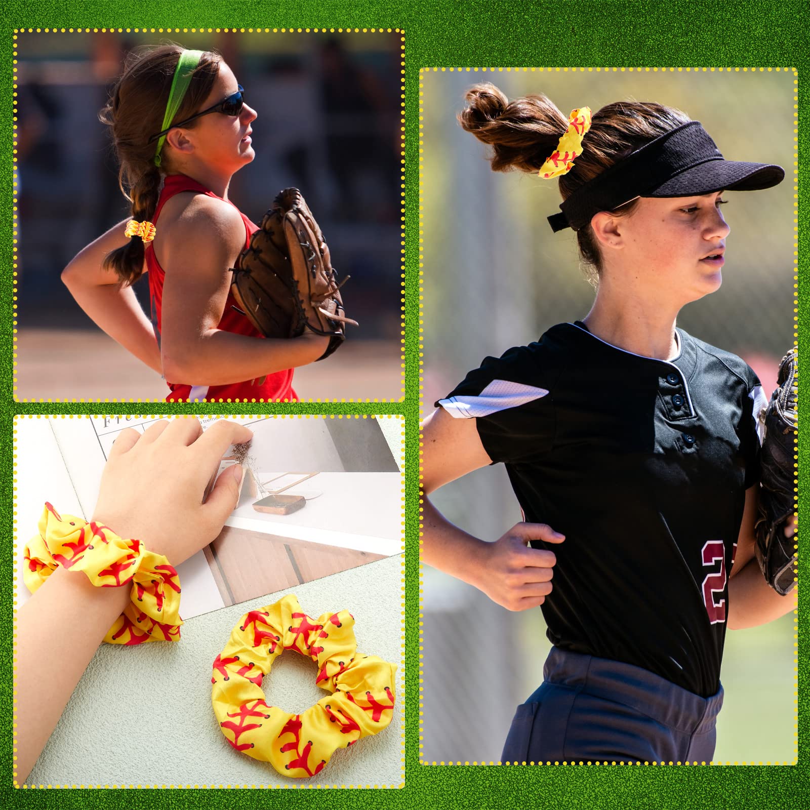 Waydress party table display of scrunchies ideal for team gifts and event handouts