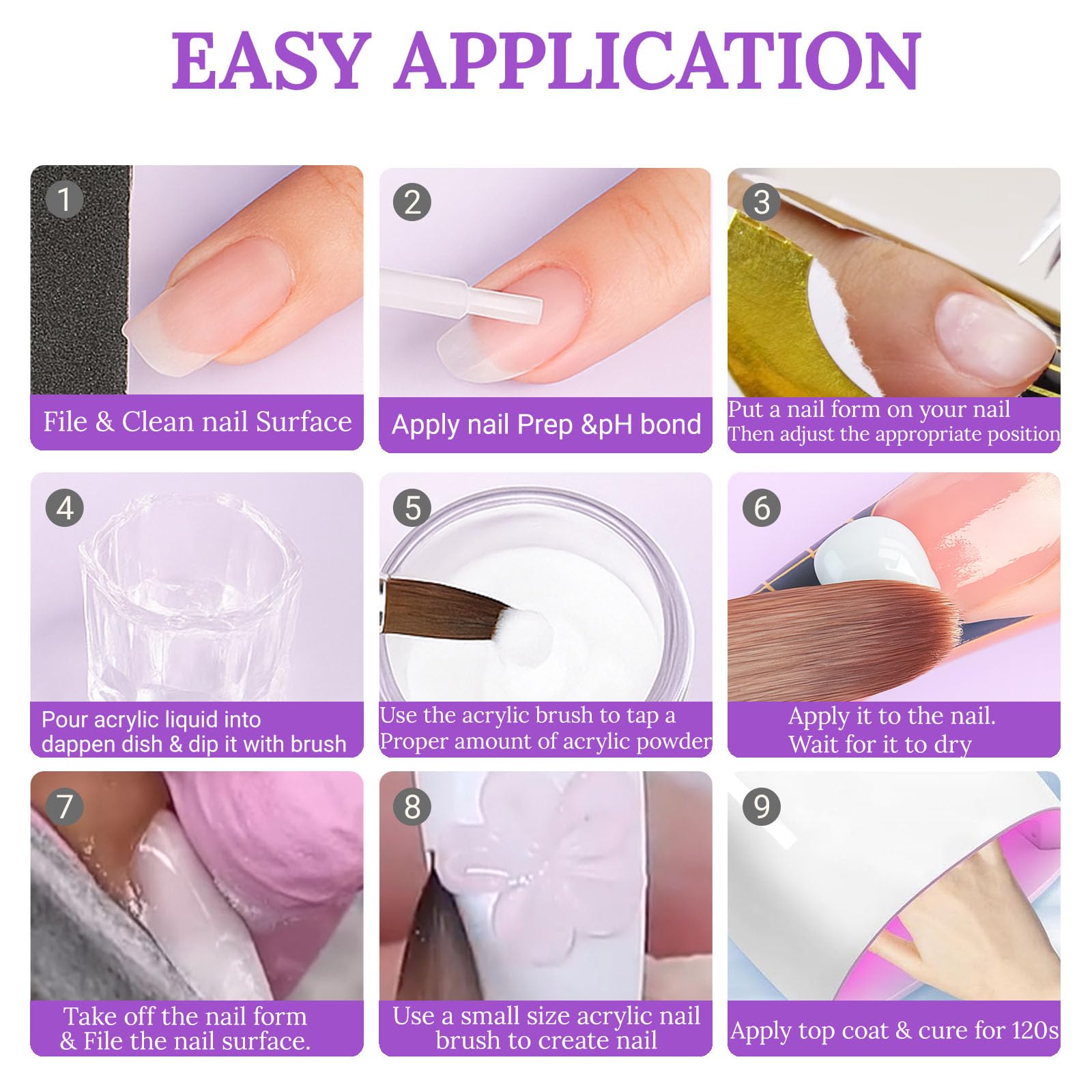 WAYI person applying acrylics at home showing approachable DIY convenience