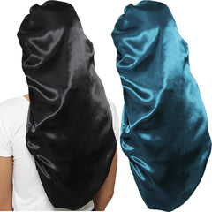 Wbfwbb front view of black and green bonnets shows protective coverage and color options