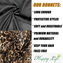 Wbfwbb hands holding bonnet to show large size and capacity for long hair