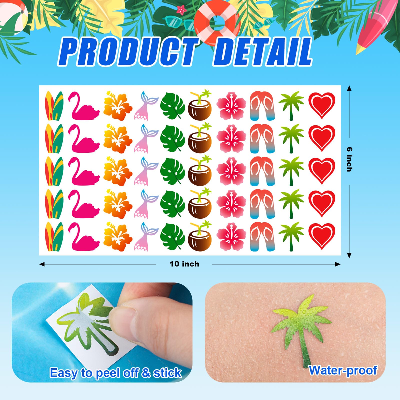 WDAHDHP close-up sheet of colorful stickers highlighting clear designs