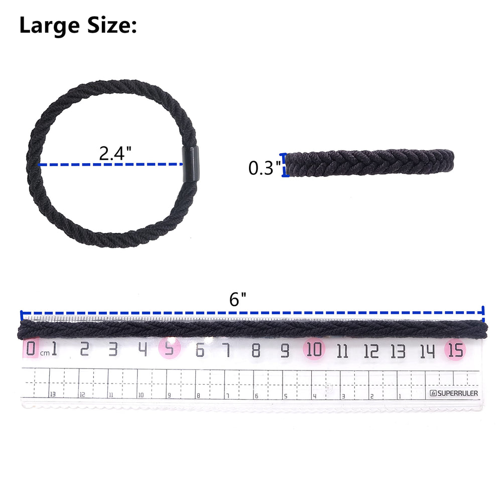 WDGROW holding thick hair in a bun without creases or pulling